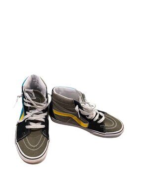 Vans wms multi colored high top skaters shoes sneakers sz 7.5 SKU 10-193